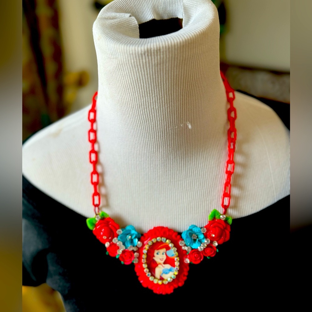 HANDMADE mermaid inspired  necklace